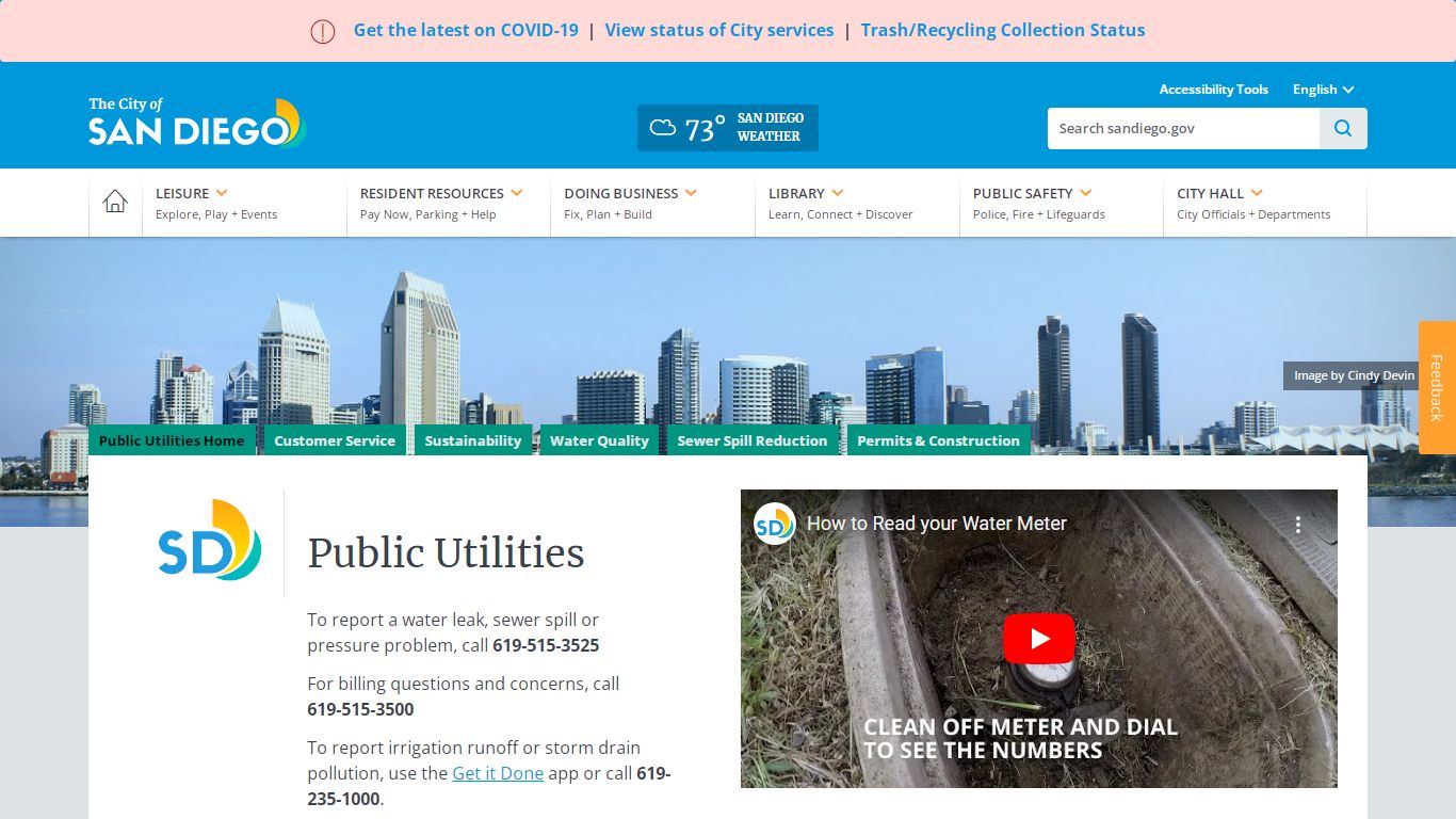 Public Utilities | City of San Diego Official Website
